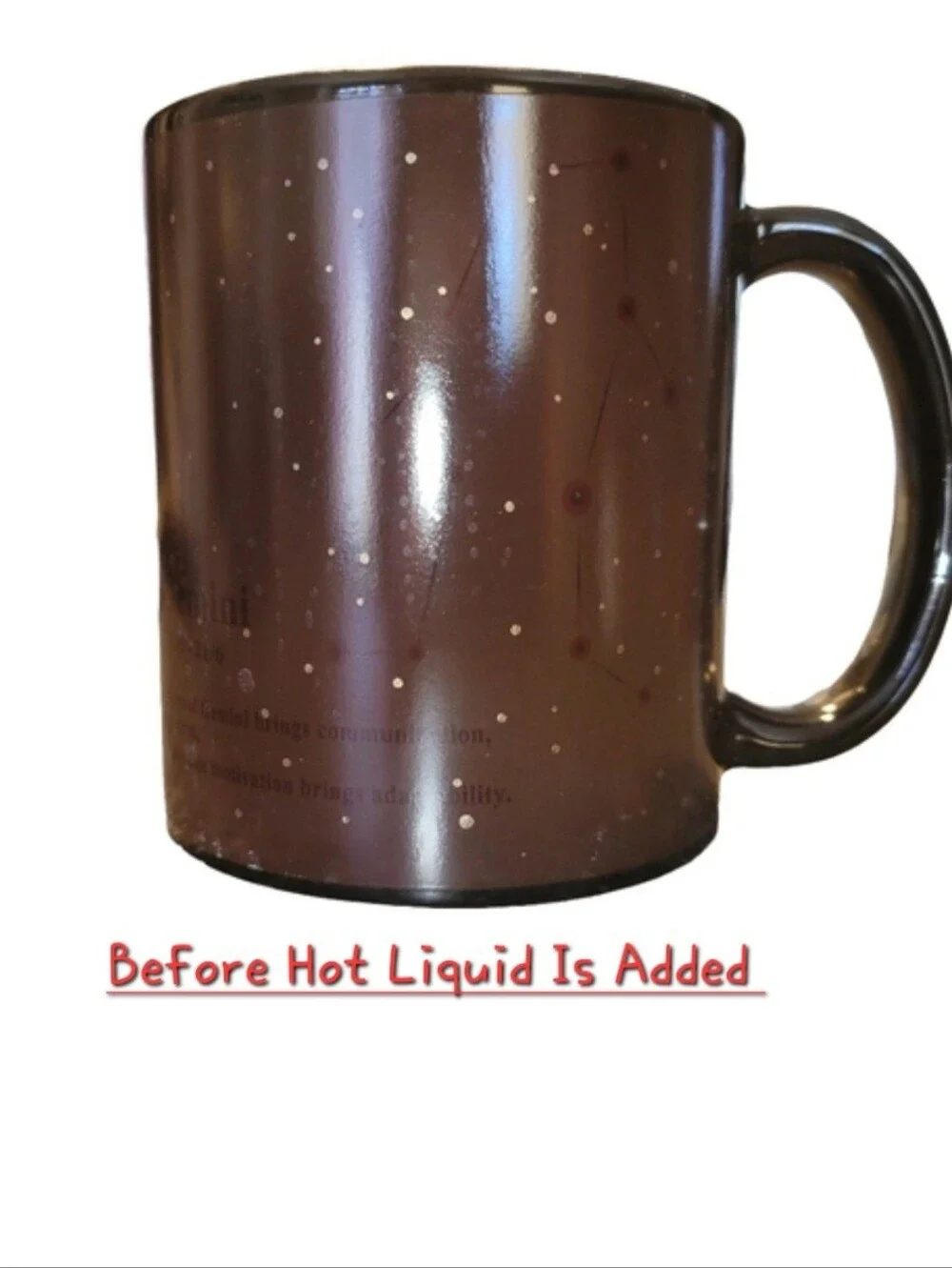 Gemini Twins Hot Transforming Mug Starts Dark Heat Turns It To Gemini Sign 10oz